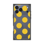 プレミアムスクエアケース［ シンプルドット - Yellow ］