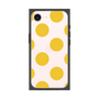 プレミアムスクエアケース［ シンプルドット - Yellow ］