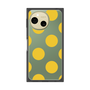プレミアムスクエアケース［ シンプルドット - Yellow ］