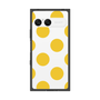 プレミアムスクエアケース［ シンプルドット - Yellow ］