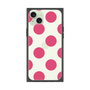 プレミアムスクエアケース［ シンプルドット - Pink ］