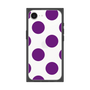 プレミアムスクエアケース［ シンプルドット - Purple ］