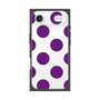 プレミアムスクエアケース［ シンプルドット - Purple ］
