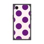 プレミアムスクエアケース［ シンプルドット - Purple ］