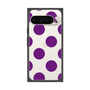 プレミアムスクエアケース［ シンプルドット - Purple ］