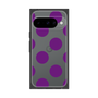 プレミアムスクエアケース［ シンプルドット - Purple ］