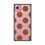 プレミアムスクエアケース［ シンプルドット - Brown ］