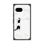 プレミアムスクエアケース［ 夢中に覗く三毛ねこ ］