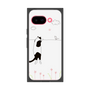 プレミアムスクエアケース［ 夢中に覗く三毛ねこ ］