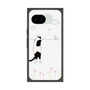 プレミアムスクエアケース［ 夢中に覗く三毛ねこ ］