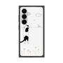 プレミアムスクエアケース［ 夢中に覗く三毛ねこ ］