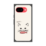 プレミアムスクエアケース［ 食いしん坊なねこ - White ］