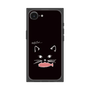 プレミアムスクエアケース［ 食いしん坊なねこ - Black ］