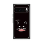 プレミアムスクエアケース［ 食いしん坊なねこ - Black ］