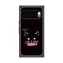 プレミアムスクエアケース［ 食いしん坊なねこ - Black ］