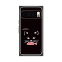 プレミアムスクエアケース［ 食いしん坊なねこ - Black ］
