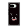 プレミアムスクエアケース［ 食いしん坊なねこ - Black ］