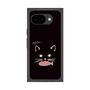 プレミアムスクエアケース［ 食いしん坊なねこ - Black ］