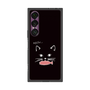 プレミアムスクエアケース［ 食いしん坊なねこ - Black ］