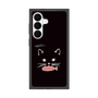 プレミアムスクエアケース［ 食いしん坊なねこ - Black ］