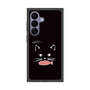 プレミアムスクエアケース［ 食いしん坊なねこ - Black ］