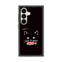 プレミアムスクエアケース［ 食いしん坊なねこ - Black ］