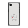 プレミアムスクエアケース［ 蝶ネクタイねこ - White ］