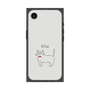 プレミアムスクエアケース［ 蝶ネクタイねこ - White ］