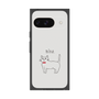 プレミアムスクエアケース［ 蝶ネクタイねこ - White ］