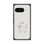 プレミアムスクエアケース［ 蝶ネクタイねこ - White ］
