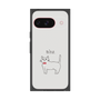 プレミアムスクエアケース［ 蝶ネクタイねこ - White ］