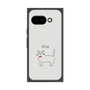 プレミアムスクエアケース［ 蝶ネクタイねこ - White ］