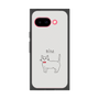 プレミアムスクエアケース［ 蝶ネクタイねこ - White ］