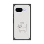 プレミアムスクエアケース［ 蝶ネクタイねこ - White ］