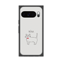 プレミアムスクエアケース［ 蝶ネクタイねこ - White ］