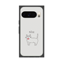 プレミアムスクエアケース［ 蝶ネクタイねこ - White ］