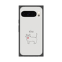 プレミアムスクエアケース［ 蝶ネクタイねこ - White ］