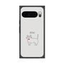 プレミアムスクエアケース［ 蝶ネクタイねこ - White ］