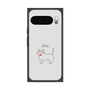 プレミアムスクエアケース［ 蝶ネクタイねこ - White ］