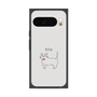 プレミアムスクエアケース［ 蝶ネクタイねこ - White ］