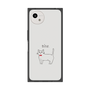 プレミアムスクエアケース［ 蝶ネクタイねこ - White ］