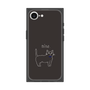 プレミアムスクエアケース［ 蝶ネクタイねこ - Black ］