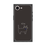 プレミアムスクエアケース［ 蝶ネクタイねこ - Black ］
