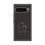 プレミアムスクエアケース［ 蝶ネクタイねこ - Black ］