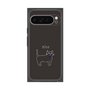 プレミアムスクエアケース［ 蝶ネクタイねこ - Black ］