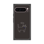 プレミアムスクエアケース［ 蝶ネクタイねこ - Black ］