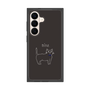 プレミアムスクエアケース［ 蝶ネクタイねこ - Black ］