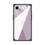 プレミアムスクエアケース［ マーブルトライアングルパレット - Purple ］