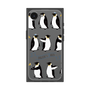 プレミアムスクエアケース［ キュートペンギンマーチ ］