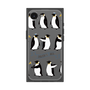 プレミアムスクエアケース［ キュートペンギンマーチ ］